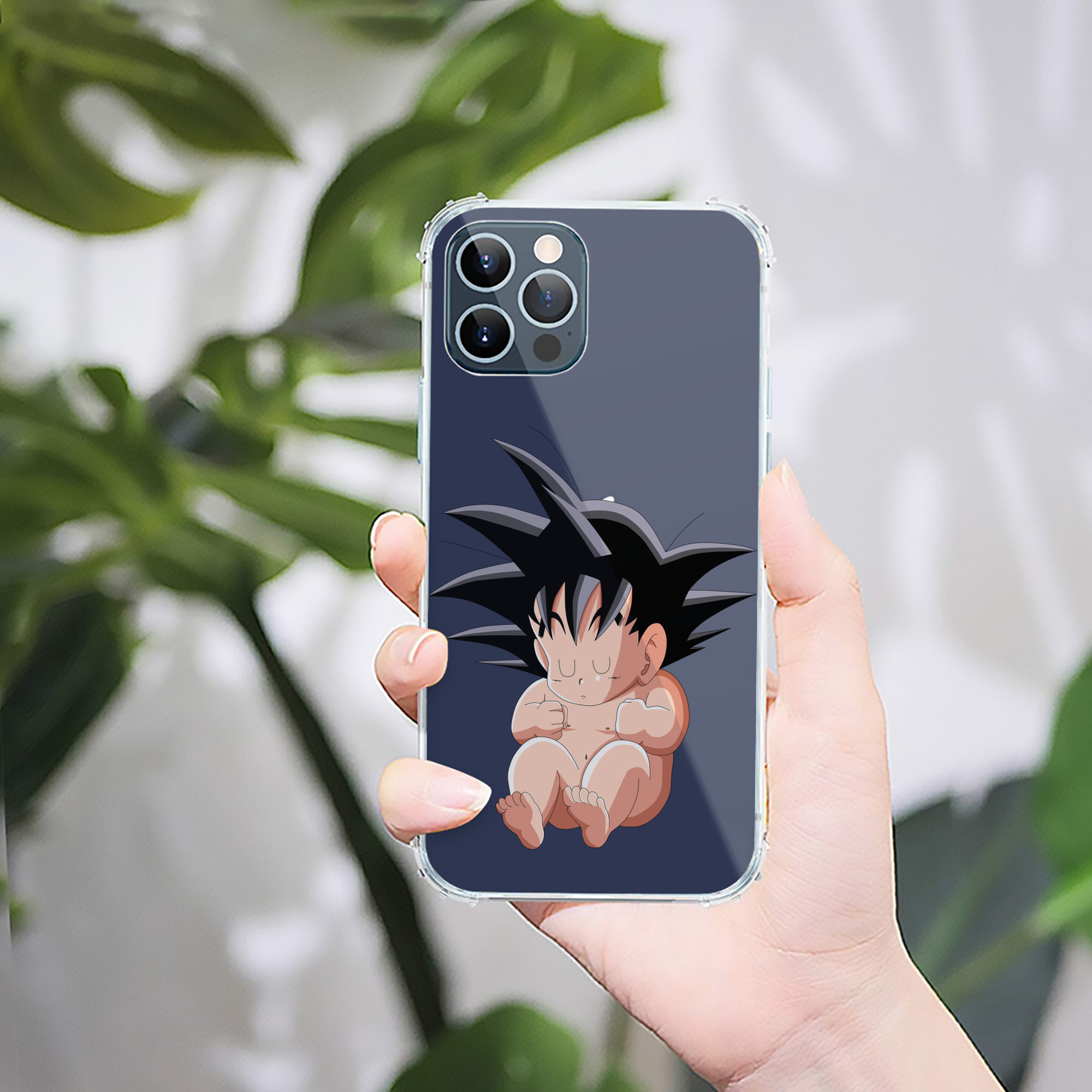 （画像用） ドラゴンボール 孫悟空（そん ごくう）Son Goku カカロット DRAGON BALL Kakarotto 【iPhone 12シリーズ対応】透明スマホケース（クリアソフトケース）